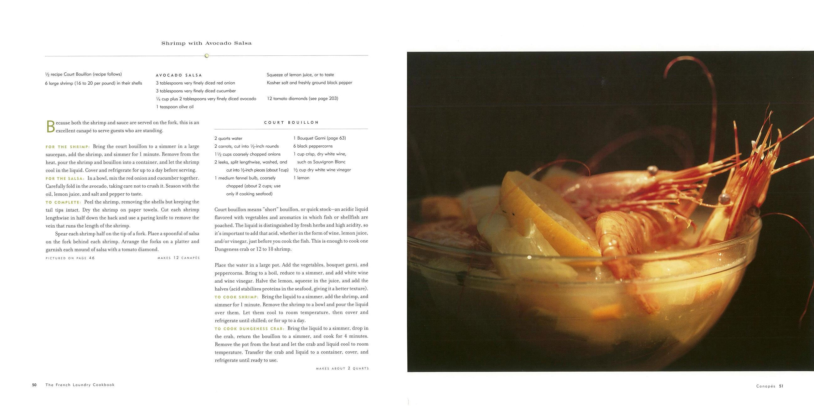 The French Laundry Cookbook interior page 1
