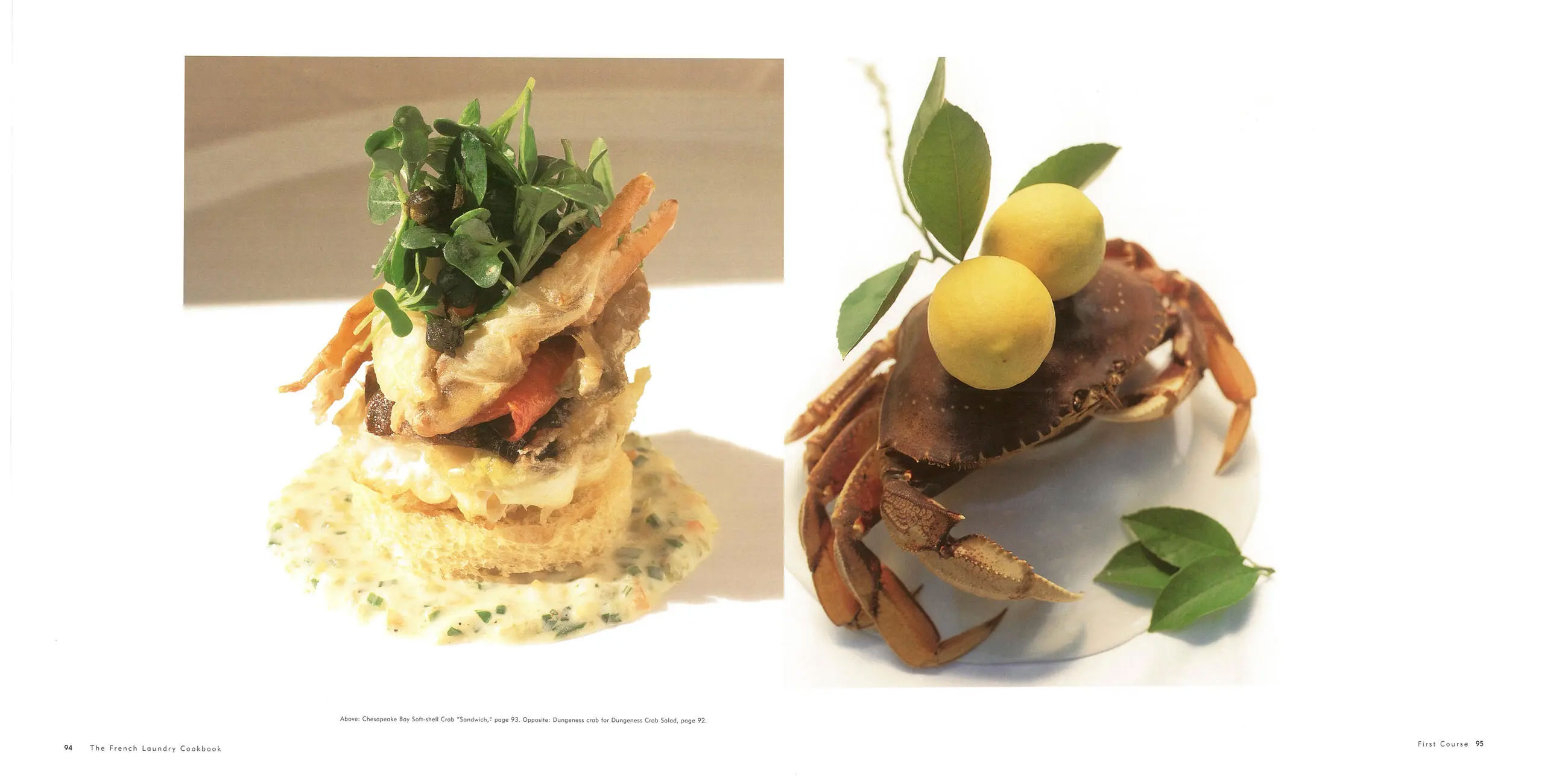 The French Laundry Cookbook interior page 3