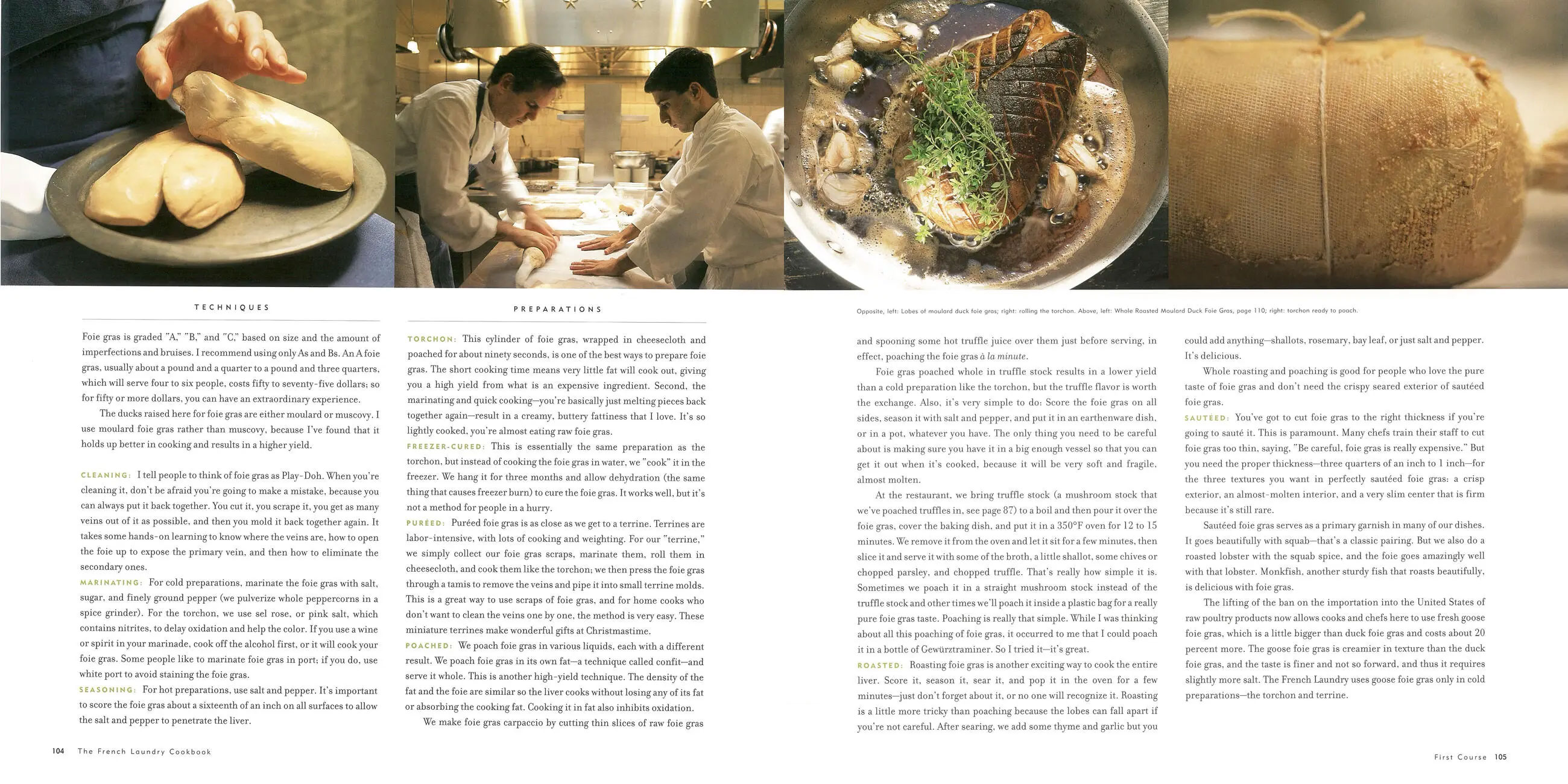 The French Laundry Cookbook interior page 4