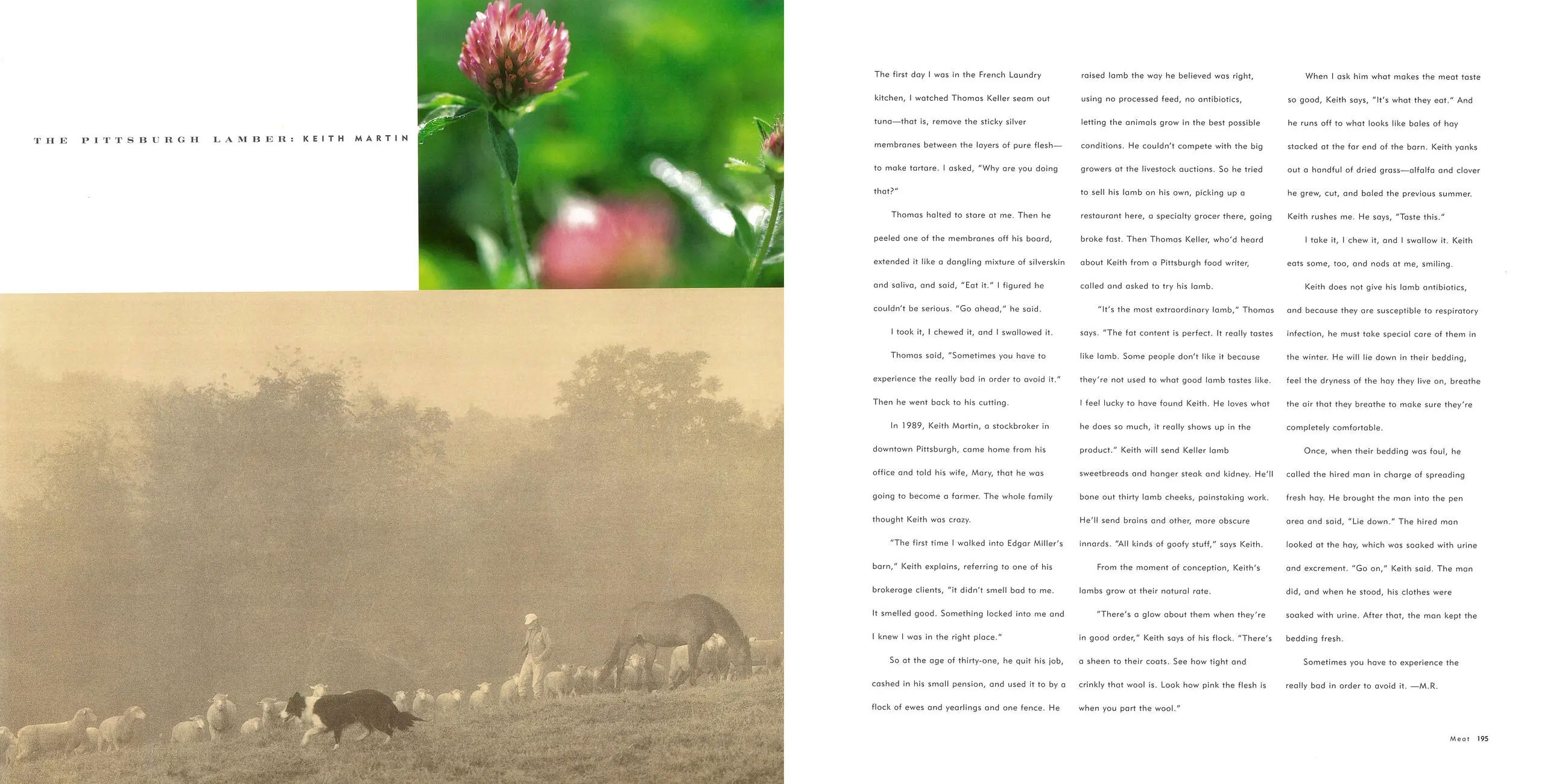 The French Laundry Cookbook interior page 6