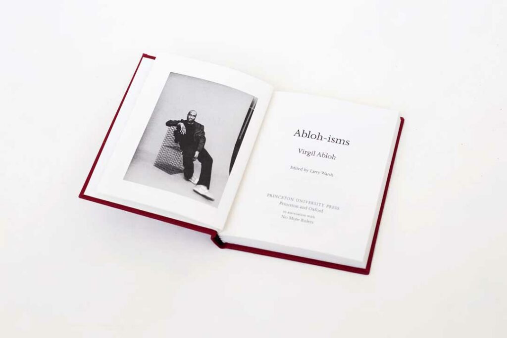 Abloh-isms book by Virgil Abloh and Larry Warsh